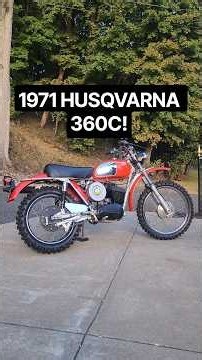 1971 HUSQVARNA 360C STEVE MCQUEEN ERA RIPPA! CALL OR TEXT JR. (860) 471-0192
