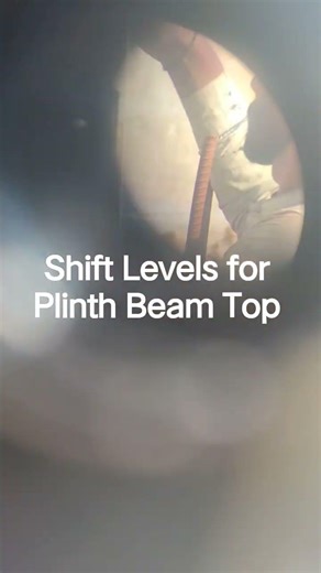 Plinth Beam Top Levels Mark, #autolevel #surveying #leveling #civilengineering #construction