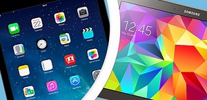 Super AMOLED vs Retina: Samsung은 Galaxy Tab S의 화면을 iPad의 화면과 비교합니다.