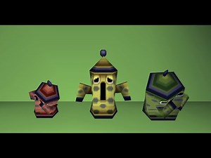 Animal Crossing Gyroids - Squelchoid Family