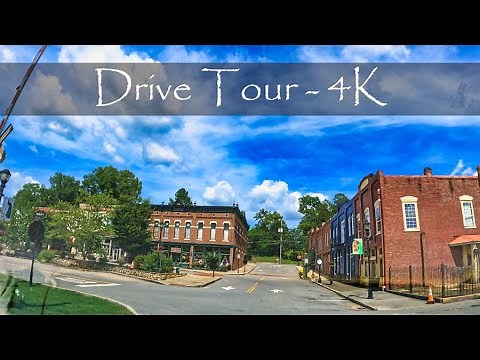 Adairsville, Georgia - Driving Tour - 4K - USA