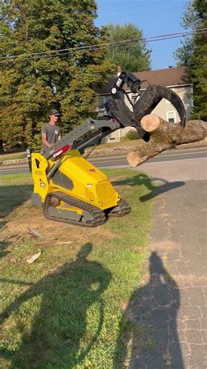 Wacker Neuson SM100 from Able Tool & Equip with Rotary Log Grapple Attachment loading in Vernon, CT