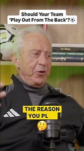 Why do teams play out from the back? Because sometimes going backwards is the best way to go