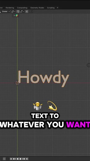 Quick Blender Text Animation #blender #creativeblender #3dmodeling #3danimation #blendertutorial