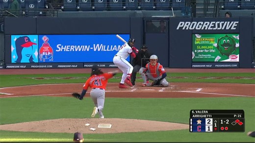 George Valera grounds out, first baseman Christian Walker to pitcher Spencer Arrighetti.