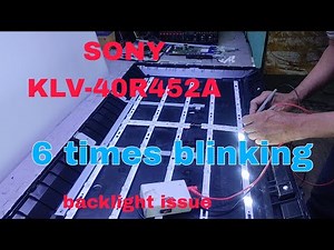 How to replace backlight for Sony KLV-40R452A no display #gertechph