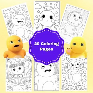 20 Nailong Coloring Book Coloring Pages - PNG Files - Etsy