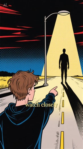 The Streetlight People — Figures frozen beneath lamps that vanish when the lights go out. | The Last Story Before Sleep