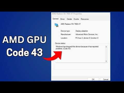 Fix AMD GPU Error code 43
