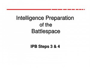 PPT - Intelligence Preparation of the Battlespace PowerPoint Presentation - ID:5606250