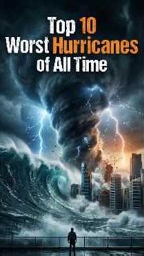 These Hurricanes Were Absolutely Unstoppable #disaster #tornado #hurricane #shocking #shorts #fyp