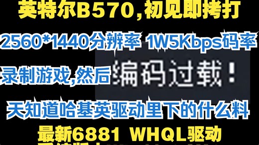 B570刚来就整大活之【编码过载】