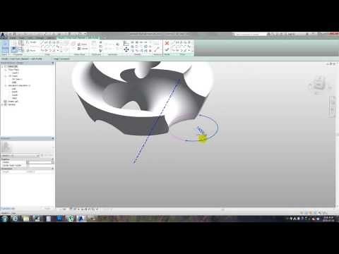 Revit Basic Tutorial -conceptual mass - revolve