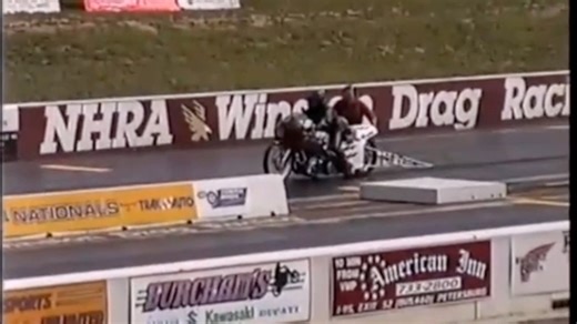 1.7K views · 38 reactions | September 14, 1997. Pat racing. Before the race the Pagans MC surrounded Pat's pit crew and told Pat he couldn't race wearing his HELLS ANGELS Patch. Not only did Pat race but he did wear his Patch. Pat's bike ran the fastest Pro Stock Harley Davidson ET 8.32 seconds AND mph 161 in a quarter mile to date. READ BREAKING THE CODE BOOK to find out more! | Breaking The Code | Facebook