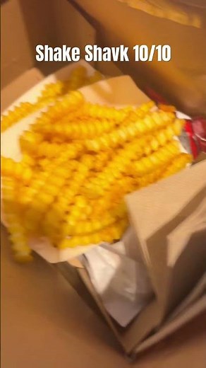 The best fries and shake! #shakeshack #food #fries #burger #yummy