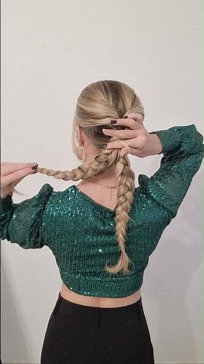 ✨ASTUCE COIFFURE RAPIDE CHIGNON AVEC TRESSES POUR LES FETES✨ chignon de soirée simple a faire