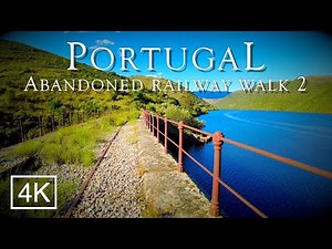 Linha do Douro - Troço Pocinho - Barca d'Alva - Walking abandoned railway: Portugal 4K Walk #2