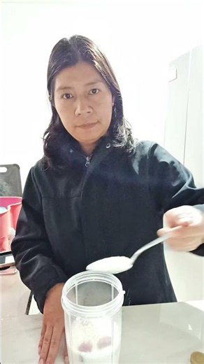 A delicious and nutritious strawberry smoothie to start the day.