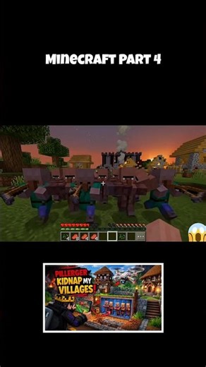 😱 Pillagers Kidnap My Villagers! Secret Jail Found 🛸 | Minecraft EP-5