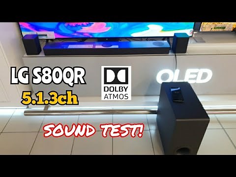 LG S80QR 5.1.3ch Hi-Res Dolby Atmos Soundbar | Sound Test!🔥