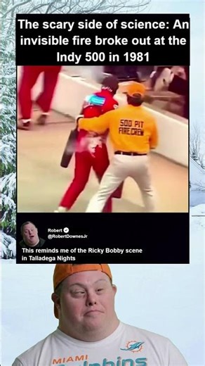 Invisible Fire Breaks Out At Indy 500