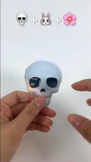 💀+🐰+🌸이모지 믹스_Emoji Mixing with nano tape