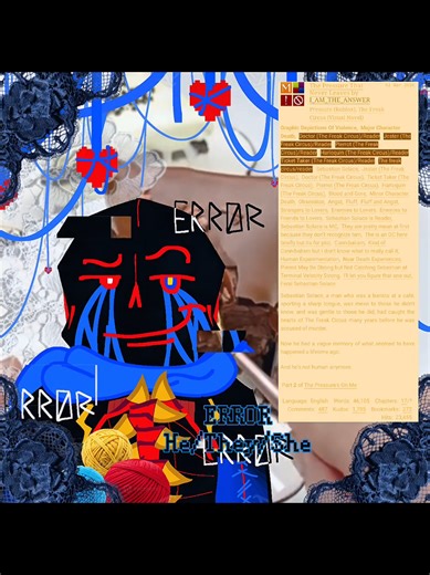 I rlly do love this fanfic, it's so well written too. SPEAKING OF THEY UPDATED IT YIPPEE 17 IS OUT #ao3 #errorsans #rantoftheday #xyzbca #viral