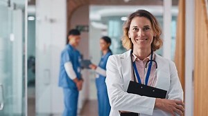Female Doctor Wearing White Lab Coat Stock Footage Video (100% Royalty-free) 3440188849 | Shutterstock
