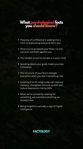 What psychological facts you should know. | Factology