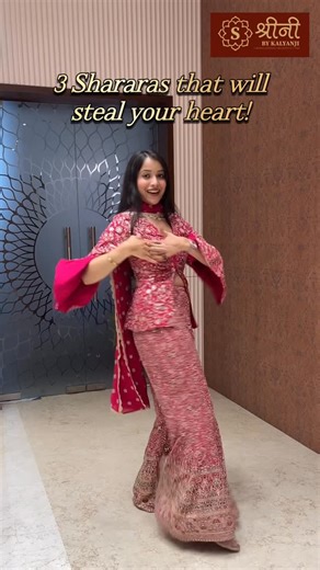 Shreeni | Warning ⚠️ These 3 Shararas might make you fall in love 💝 Visit us 📍Abulane, near flavours restaurant Meerut #shreenibykalyanji #meerut... | Instagram