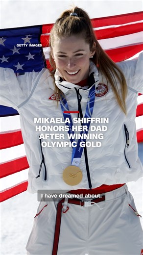 After winning Olympic gold in the women's slalom, US alpine skier Mikaela Shiffrin fought back tears while speaking about her late father, Jeff Shiffrin, who died in 2020. | CNN