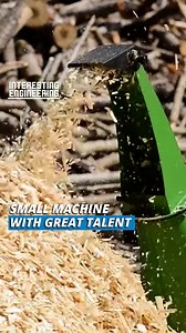 34K views · 122 reactions | This is the way of chipping the wood into pieces. This machine takes the wood, and cuts it into pieces with a disc. Max chipping capacity is up to 100mm diameter wood. | Interesting Engineering | Facebook