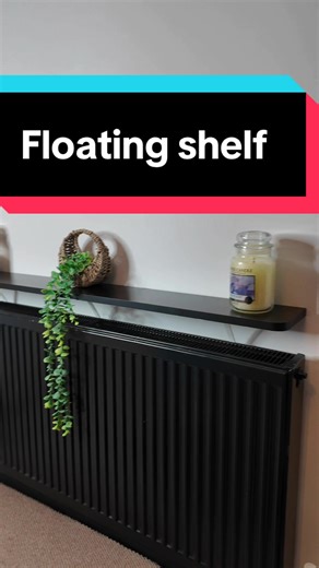 Renter-Friendly No-Drill Floating Shelf