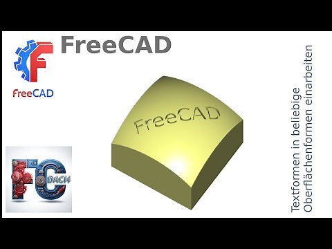FreeCAD 1.0 - Textform (ShapeString) for attaching text to any surface