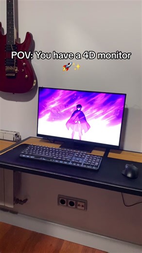 The Cheapest 4D Monitor 🚀✨ #ambient #led #lights #sync #pc #monitor . . . . . Rgb Led Stripes for Pc Monitor - You can use them to set the mood in your room, watch movies and play videogames, creating an immersive experience.