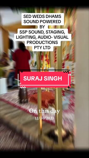 #onthisday #SSPSOUNDSTAGINGLIGHTINGAUDIOVISUALPRODUCTIONS #SURAJSINGH