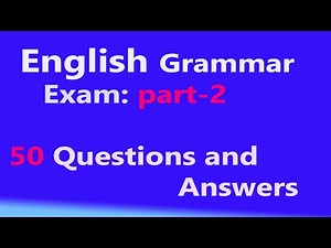 Grade 12 English Grammar Exam part- 2| Questions and Answers