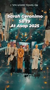 3.5K views · 249 reactions | Sarah Geronimo SB19 at Asap 2025 #SarahGeronimo #SarahG #sb19 #ASAP #celebrity | Maria Dinah Angulo Supremo | Facebook