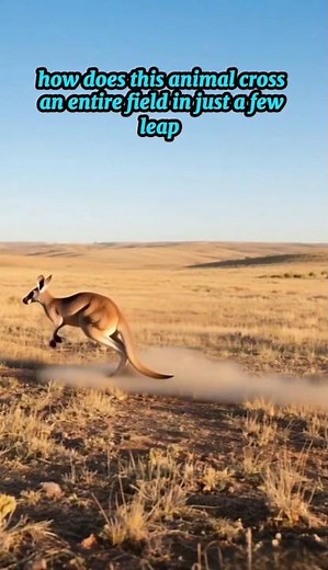 The Secret Power Behind a Kangaroo’s Hop 🦘💥 #wildlifeshorts #facts #wildliferescue