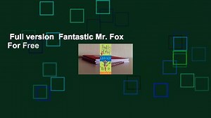 Full version  Fantastic Mr. Fox  For Free