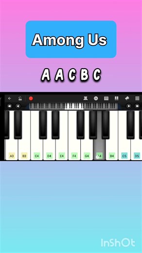 ✨✨ Among Us Piano Tutorial #viral #viralreels #viralvideo #viralshorts #video #shorts #views