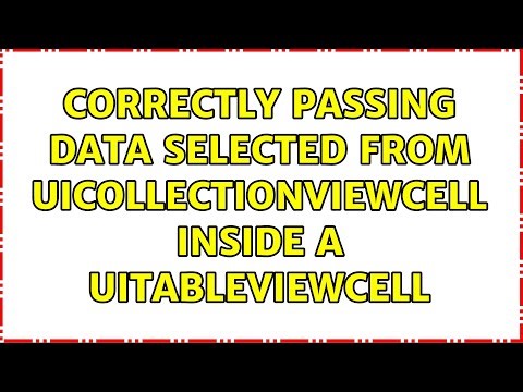 correctly passing data selected from UICollectionViewCell inside a UITableViewCell