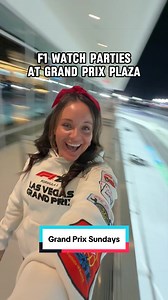 Race day excitement on repeat with Grand Prix Sundays 🏁 Live @Formula 1 watch parties, race replays, giveaways & more at @F1 Las Vegas Grand Prix Plaza 🏎️ #LasVegasGP #F1