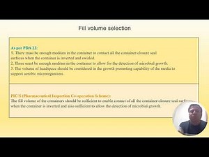 Media fill, Aseptic process simulation, Basic information on media fill.