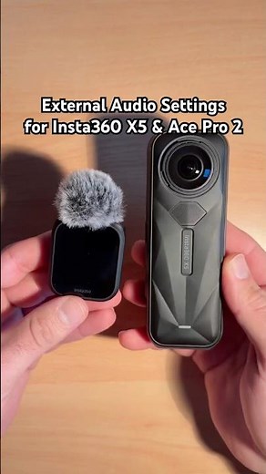How to use your Insta360 gps preview remote with built in mic settings for perfect exhaust audio