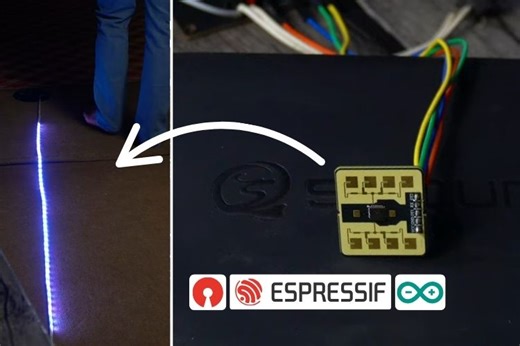 DIY Staircase Lighting with mmWave Radar and ESP32