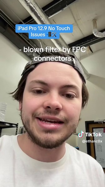 Ipad repair, this one came in with no touch on the new screen after a screen replacement! Using my knowledge of board level components and microsoldering, lets get it fixed. 👏🏻🔌🛠️