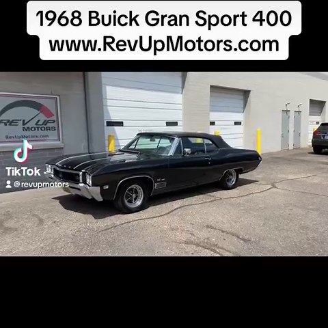 Just Arrived…1968 Buick Gran Sport 400 Convertible from Rev Up Motors. #revupmotors #carsfortiktok #reelsinstagram #carsforsale #GM #originalcars #MecumAuctions #survivorcars #barrettjackson #buick #buickskylark #buickgs #buickgransport #gs #gsx #gs400 #convertible #vintagecar #vintagecars #musclecars #musclecar #fastwithclass #blackcar #backinblack #slowride | Rev Up Motors