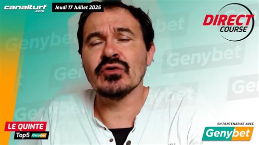 Vidéo pronostic pmu Quinté du jour Jeudi 17 Juillet 2025 Hippodrome de Vichy-Bellerive | Canalturf