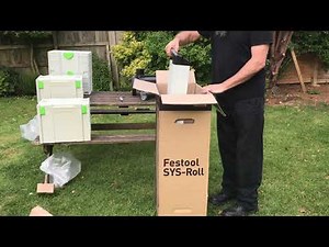 Festool SYS Roll Trolley Unboxing And Setup